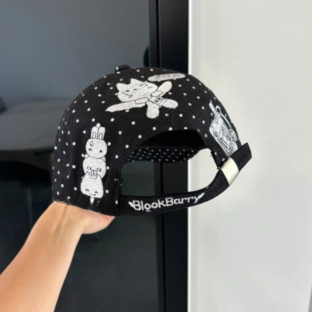 New 2026 Fashion New Style Casual Versatile Baseball Hat Street Beat Punk Metal Chain Decorative Trendy Women Duck Tongue Hats