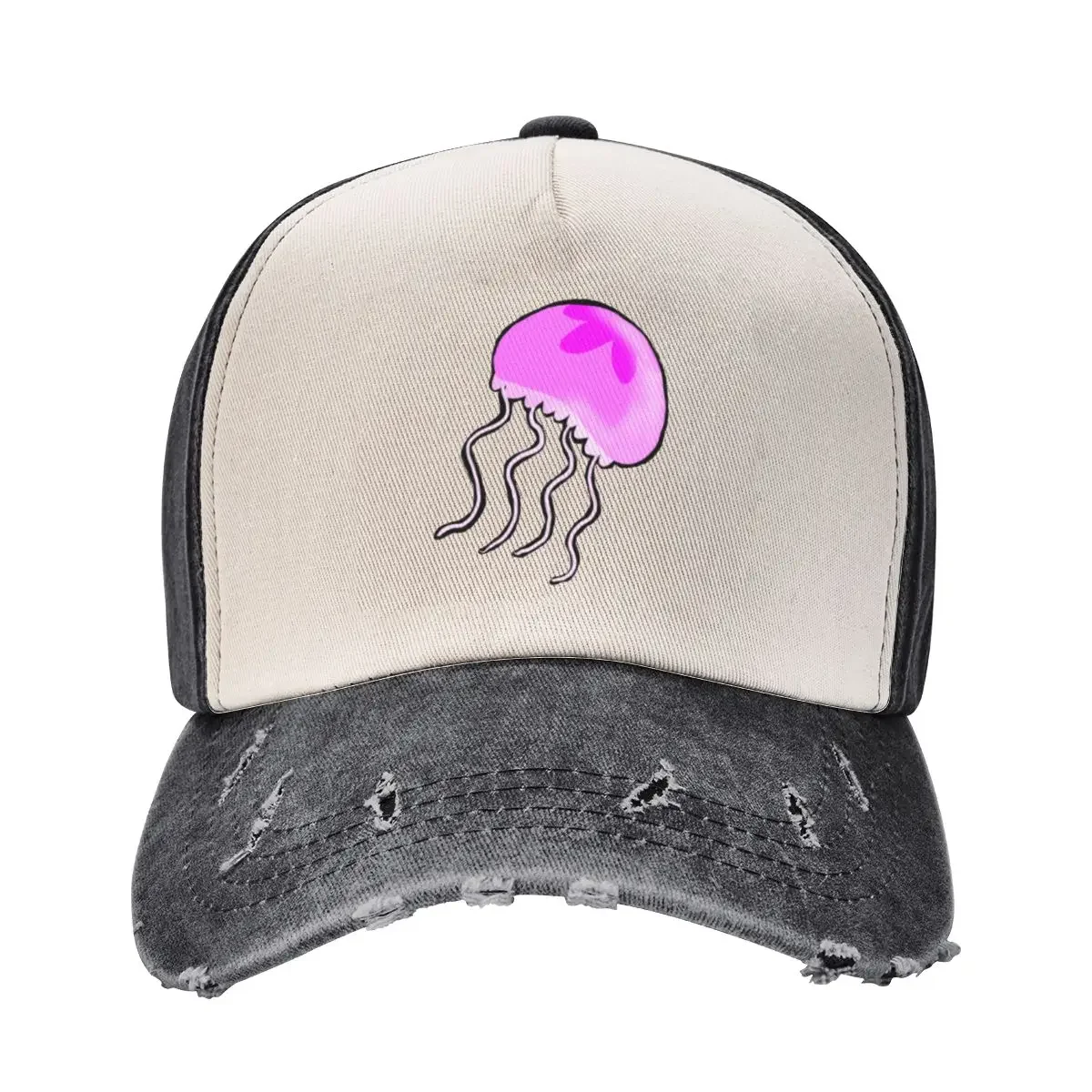 Jellyfish, Sea life Baseball Cap Beach Bag hard hat Mens Caps Women's