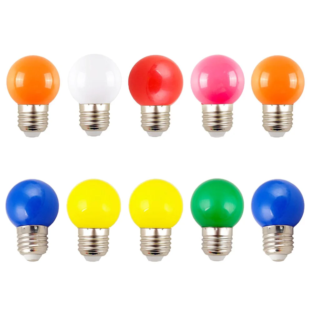 

LED Color Light Bulb Colored Bulbs Outdoor Waterproof Lamp E27 Colors Chandelier