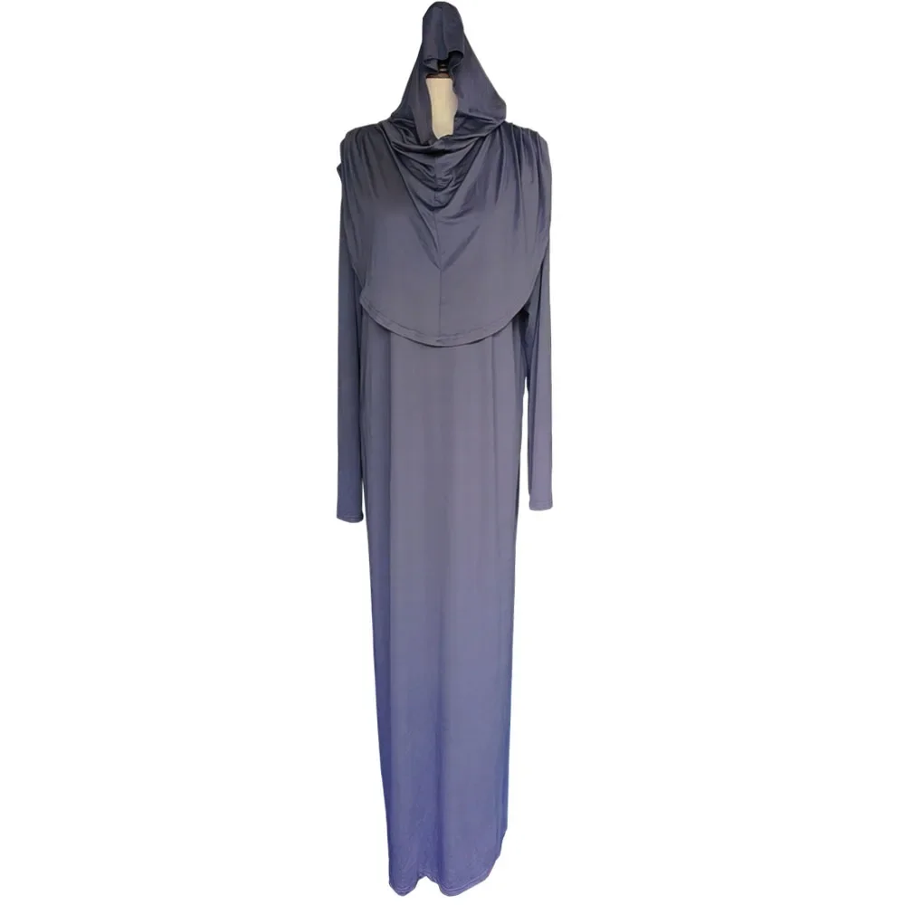 One Piece Amira Khimar Muslim Women Hooded Overhead Hijab Dress Prayer Garment Gowns Abaya Full Cover Ramadan Islamic Clothing