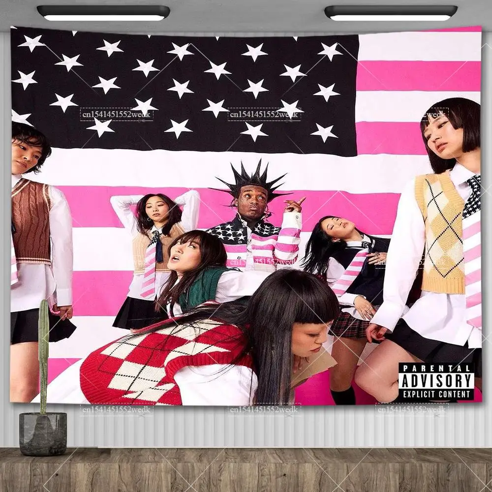 Lil uzi-壁の装飾,お土産,アメリカアメリカ国旗,2kの美しい絵が描かれ