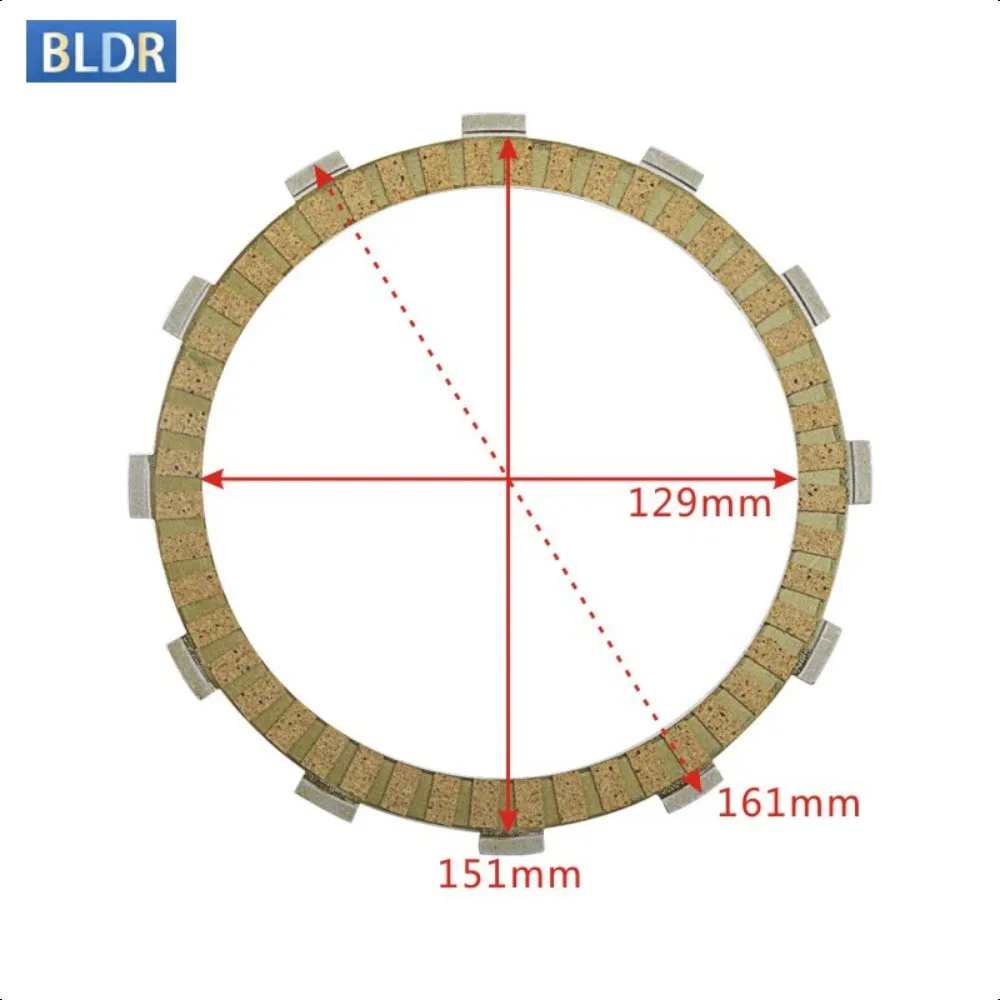 Motorcycle Clutch Friction Disc Plate Kit For Harley Davidson 1200 XLH883 XLH1100 XLH 1200 Sportster 1984-1990