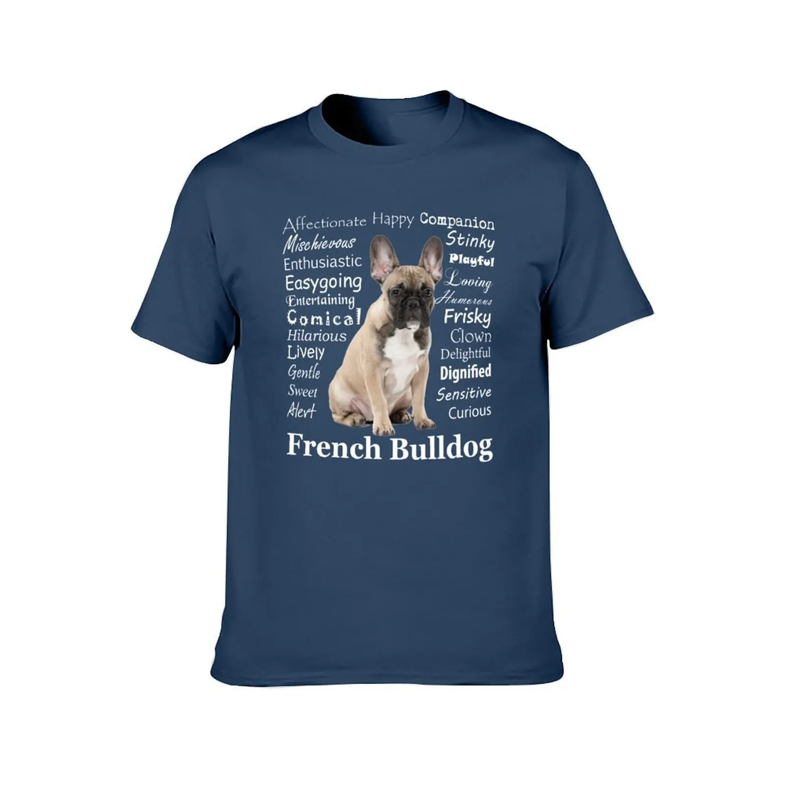 Frenchie Traits T-Shirt affliction shirts plus size tops man t shirt funny shirt cotton mens t shirts pack