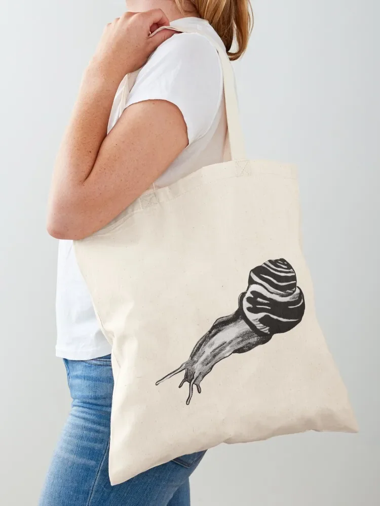 

Swirly Shelled Snail Tote Bag cloth bag woman Lady bag hand bags custom tote