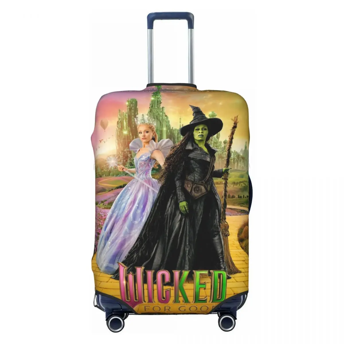 

Wicked Musical Movie Glinda Poster Suitcase Cover Flight Business Useful Luggage Accesories Protector