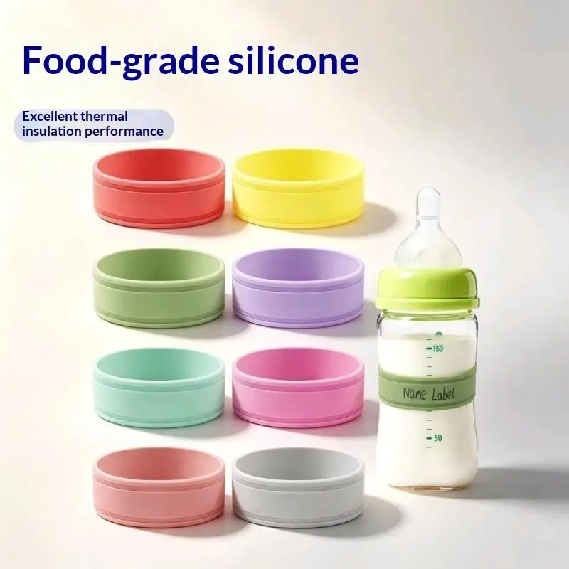 Custom Name Silicone Cup Sleeve Personalized Name Elastic Cup Holder for School Classroom Cup Organization