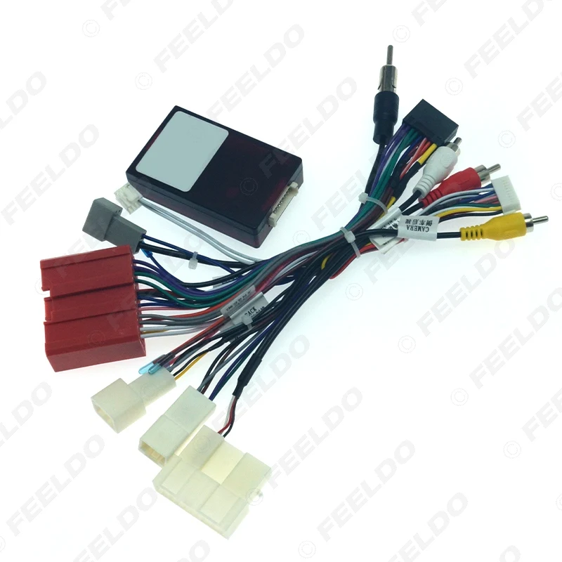 FEELDO Car 16pin Audio Wiring Harness For Mazda 6 CX-5 Stereo Installation Wire Adapter