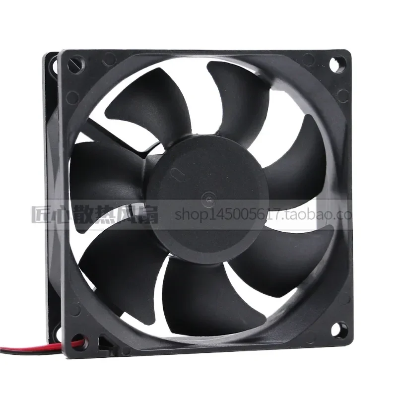 New GULF GD248025HS 24V 0.13A 8025 2-Wire Silent Inverter Cooling Fan for Electronics Enclosures and HVAC Systems