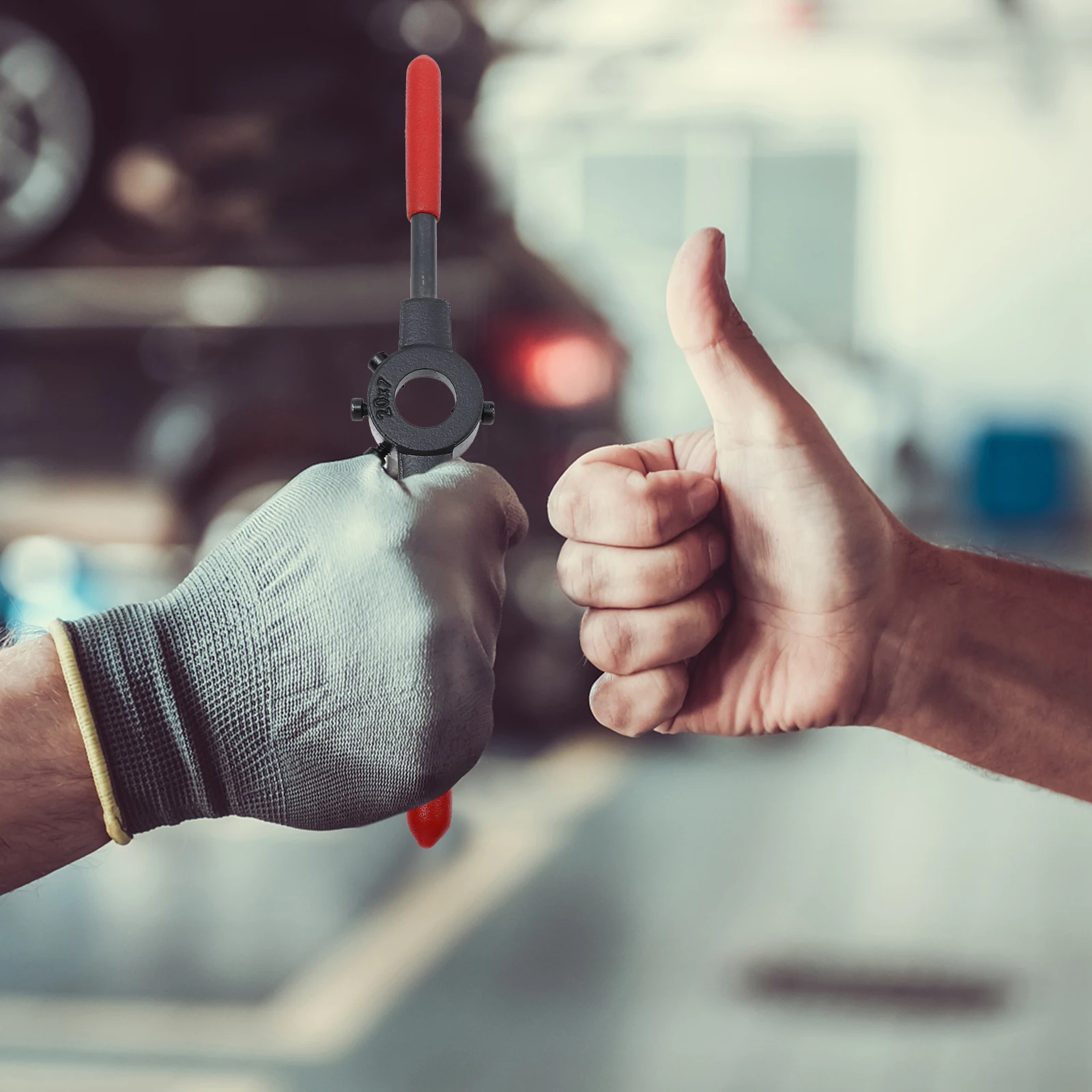 1pc Multi-Function Die Stock Holder Professional Steel Threading Tool Manual Thread Maker For Damaged Bolts Wrench Repair Tool