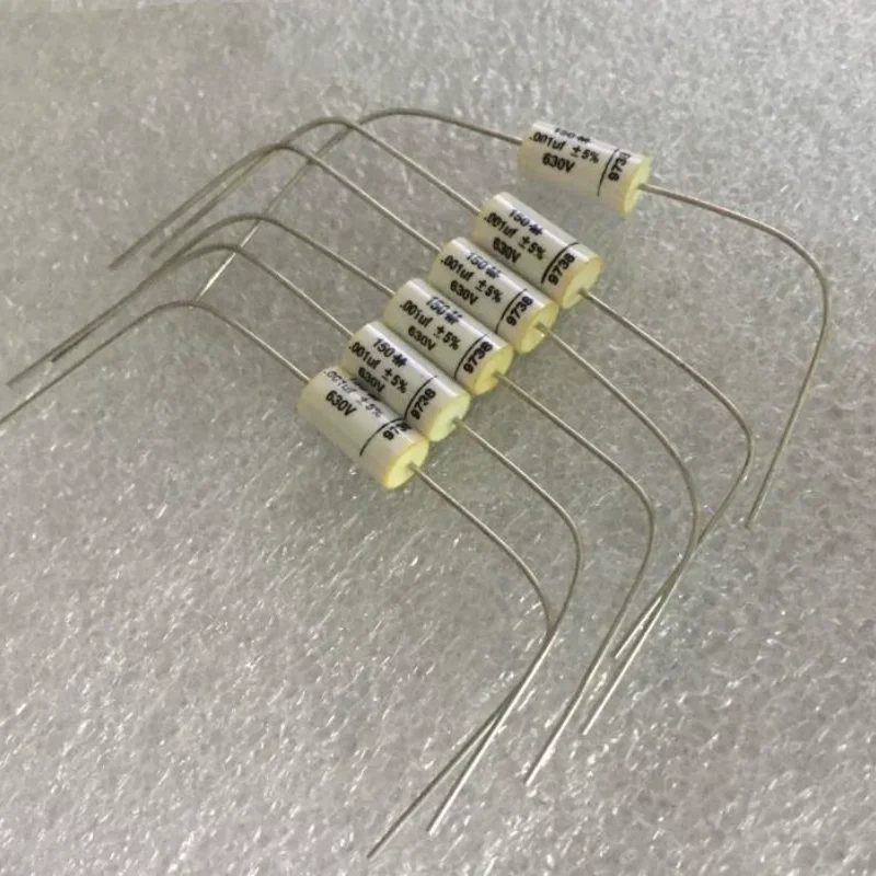 

10 шт. MALLORY 150 м 0,001 мкФ 630 В 1000PF толстый медный ножной аудио неполярный конденсатор из США