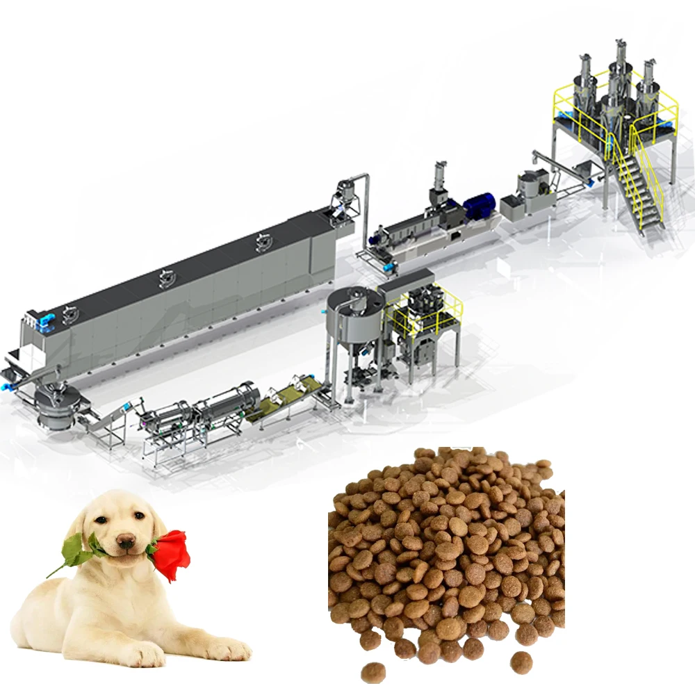 Feed pellet dog food making machine pet food production line dog food making machine