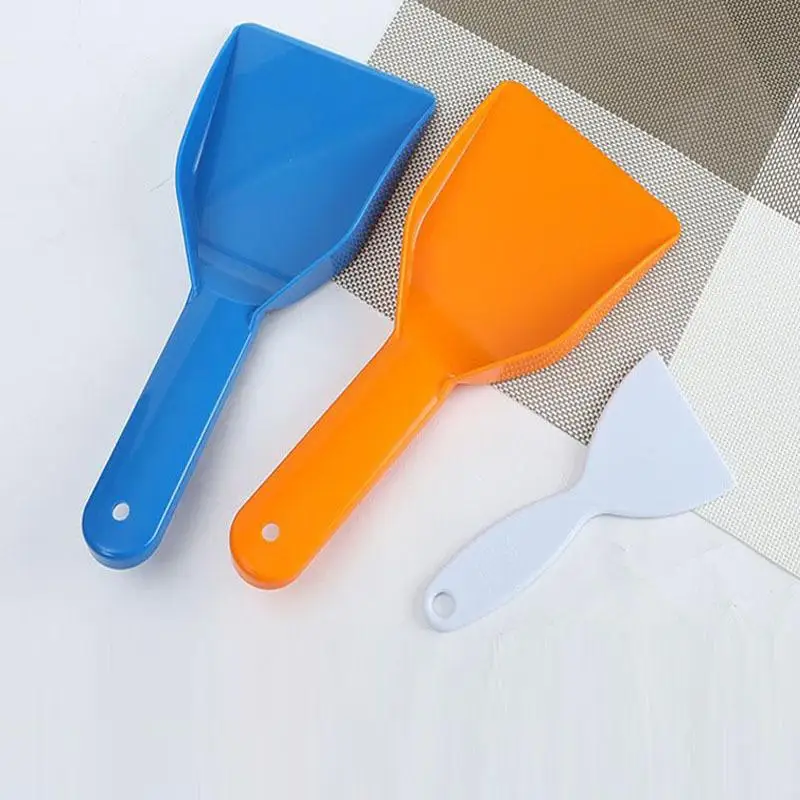 Easy Grip Refrigerator Defrost Shovel Eco-Friendly Plastic Freezer Ice Scraper for Kitchen Oil Ice Removal