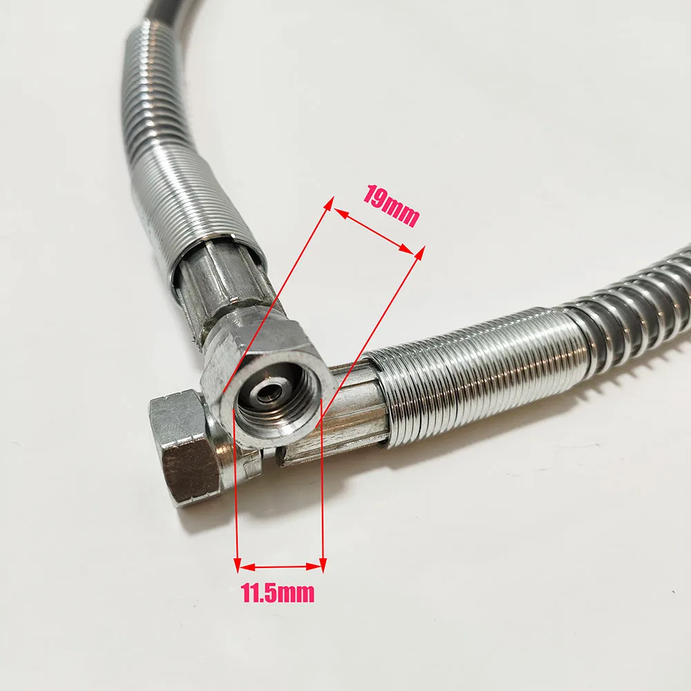 Imagem -04 - Universal Airless Mangueira de Pulverização Fibra Ultra Flexível de Dupla Camada Pressão Máxima 7250psi Máquina de Pulverização 0.5m a 40m in Novo