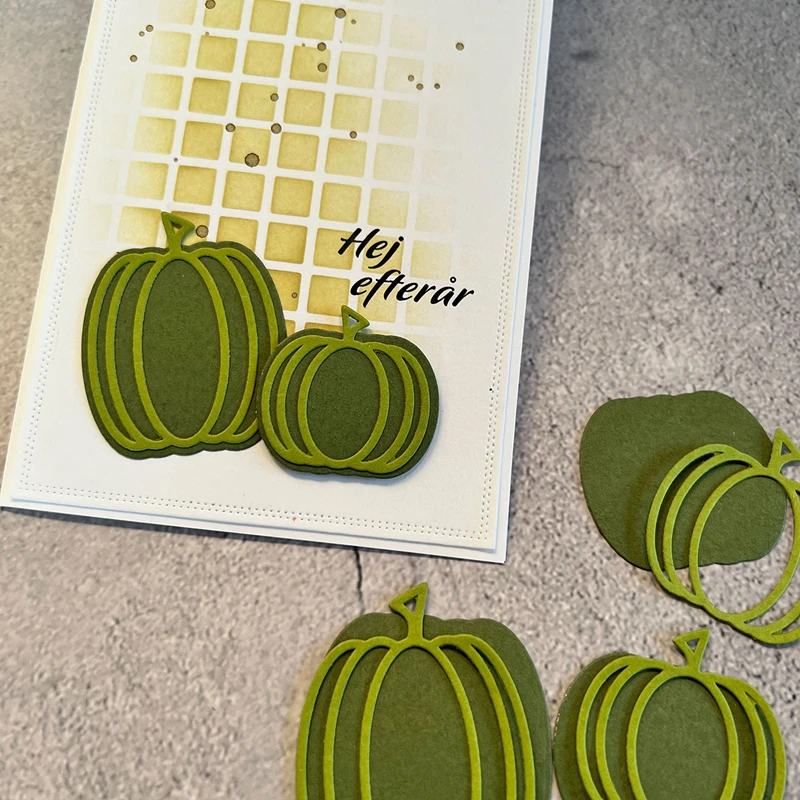 호박 가을 절단 다이, 스크랩북 종이 제작 프레임, 카드 공예 용품, 스탬프 없음, 8 월 2023 신상