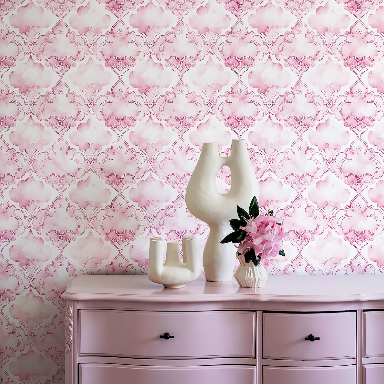 

Pink Cloud Peel And Stick Wallpaper Warm Self Adhesive Waterproof Home Decoration Cute Furniture Cabinet Sticker
