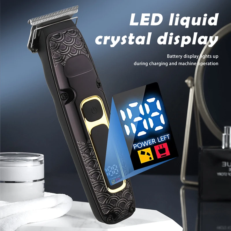 Waikil ปัตตาเลี่ยนไฟฟ้าสำหรับผู้ชาย, ปัตตาเลี่ยนไฟฟ้าที่ตัดขนตัดผมชาร์จได้แบบพกพา USB
