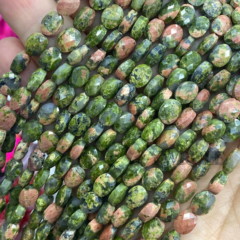 6x8 مللي متر الأوجه البيضاوي الهندي العقيق الحجر الطبيعي فضفاض خزر عازل لصنع المجوهرات أقراط يدوية أساور إكسسوارات جذابة