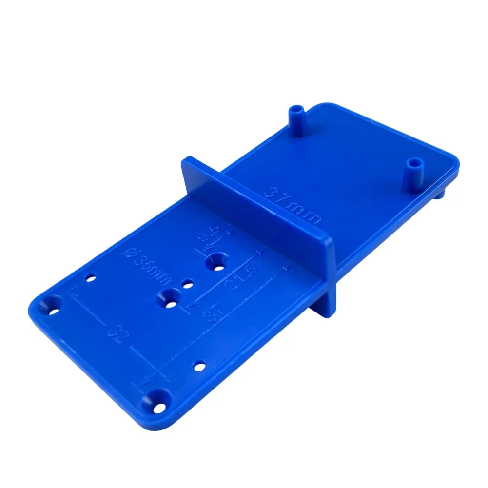 Easy Use Hinge Drill Guide Accessory Hinge Positioning Template 85*40MM Hinge Hole Locator User-Friendly Design