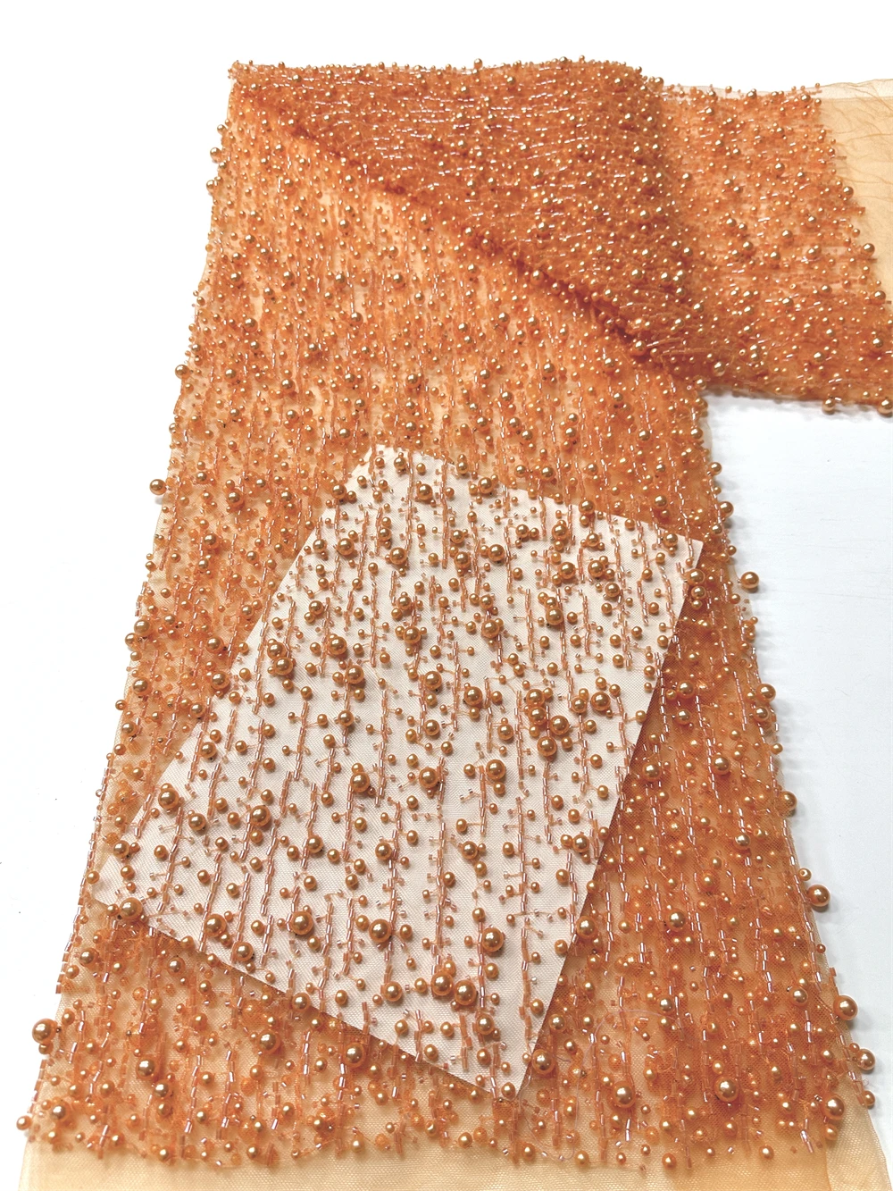 

Африканская кружевная ткань с тяжелыми бусинами, 2026, высококачественная вышитая нигерийская блестка, французский тюль для свадебной вечеринки, материал