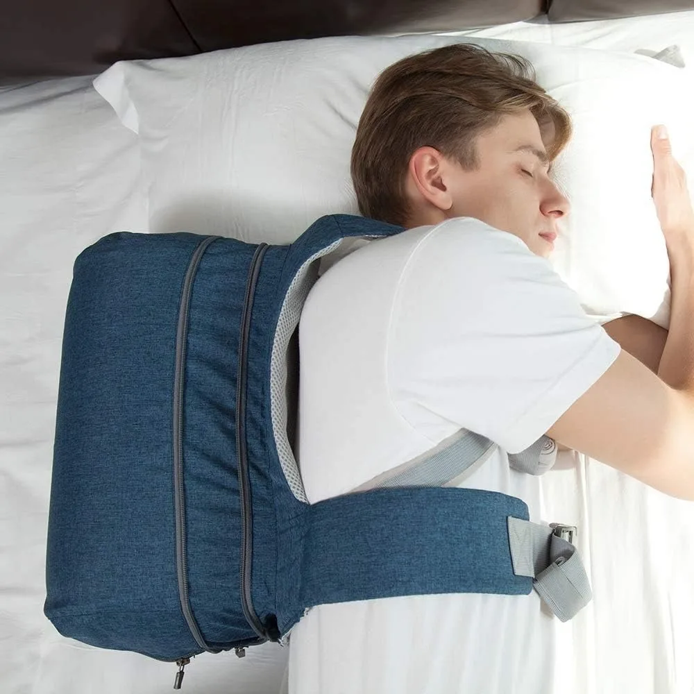 

Model Side-Sleeping Backpack from, Alleviates Snoring and Sleep Issues Caused by The Back-Sleeping Position,Snore Aid Device (L)