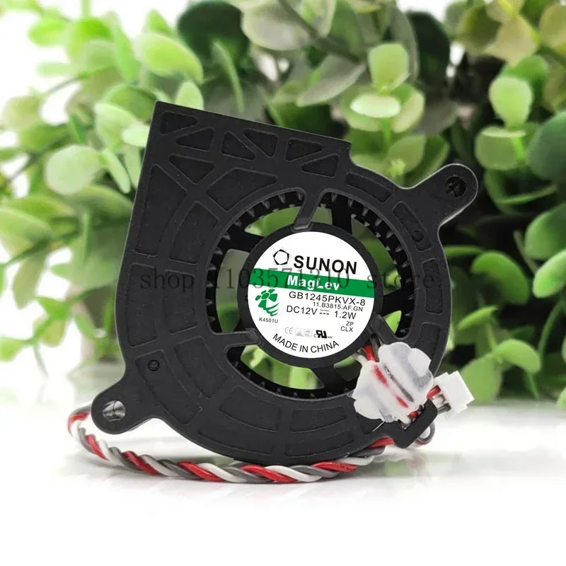 SSEA New Fan For SUNON GB1245PKVX-8 12V 1.2W 4520 Magnetic Levitation Fan Projector Turbo Cooling Fan 45*45*20mm