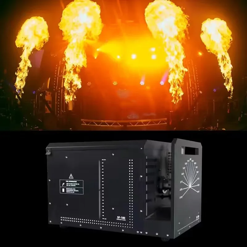 audio stage spray Fire effect  moving head Flame thrower Projector equipment big fire flame machine SF-180 dmx