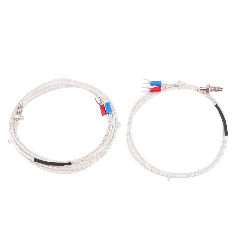 REX-C100 Thermostat Compatible K Type Thermocouple Cable with Screw Sensor Probe, M6 1M 2M, 0-800 C Temperature Range