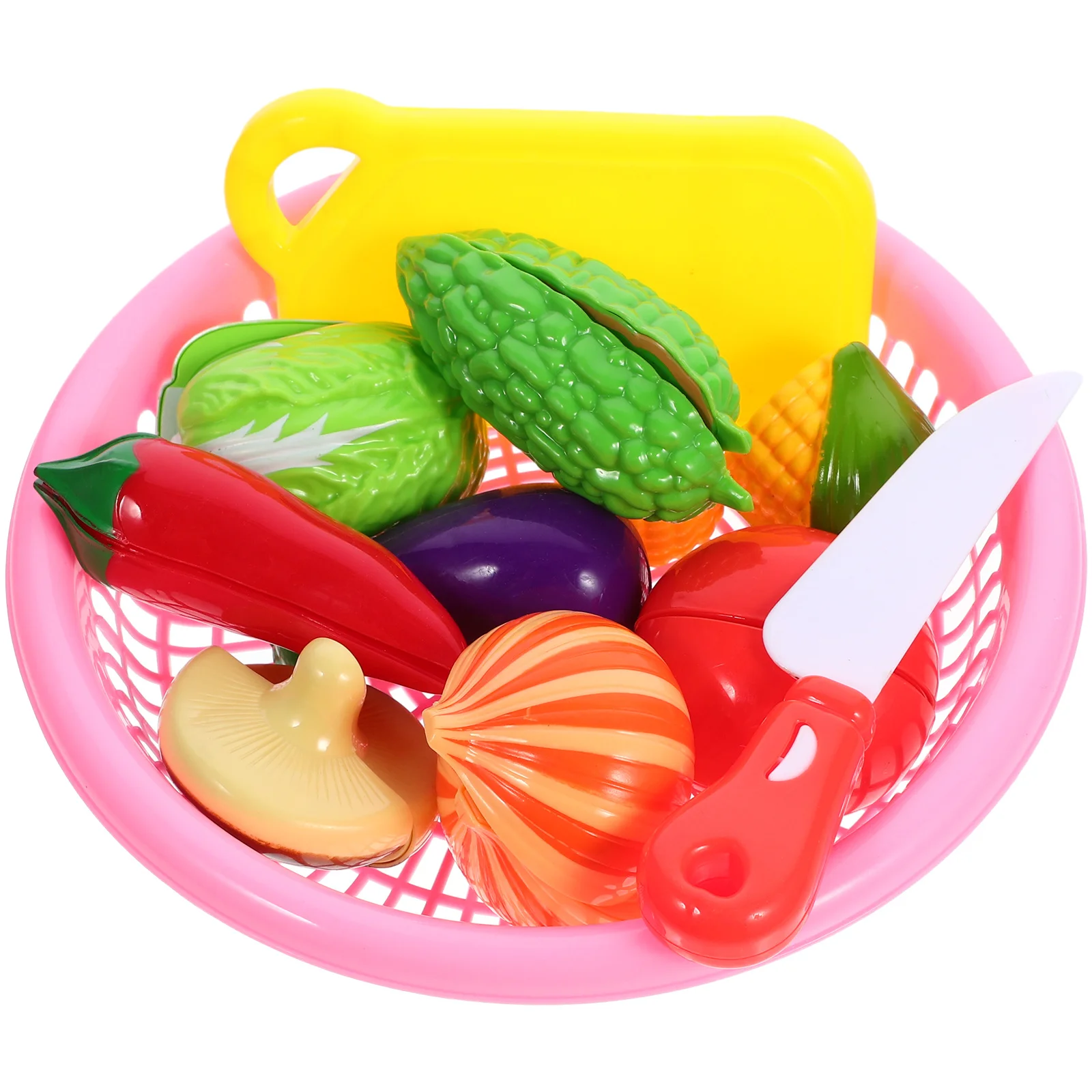 1 مجموعة 1 مجموعة قطع الخضار المطبخ محاكاة اللعب مجموعة للأطفال السلس تصميم آمن طعام صغير اللعب الخيالي هدية حفلة