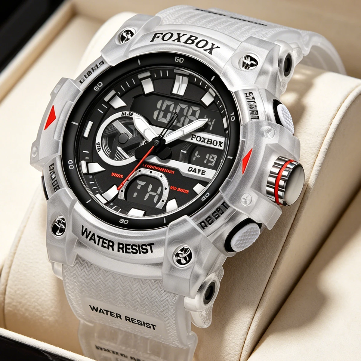 LIGE Fashion Digital Watches For Men Top Brand Luxury Military Waterproof Watch Men Casual Sport Dual Display Watch Montre Homme