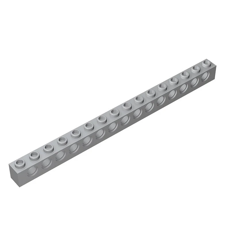 10 Stück 3703 Baustein 1 x 16 mit Löchern, Baustein-Sammlungen, modulare GBC-Spielzeuge für technische MOC-Geschenke, DIY-Bausteine, kompatibel – Detail 4