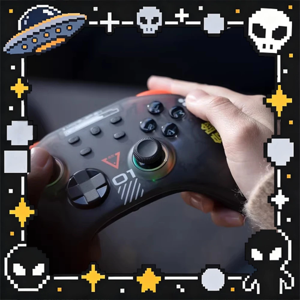 tita Play Game Handle Multi-Platform Connection Adjustable Lighting Wireless Gamepad Omnidirectional Rocker Mechanical Trigger