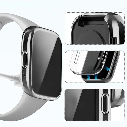 Imagen 2 del producto Correa de Metal de 22mm para Redmi Watch 5 3 Active Band + funda protectora de pantalla Magnetie Loop Redmi Watch 5 3Lite pulsera de reloj