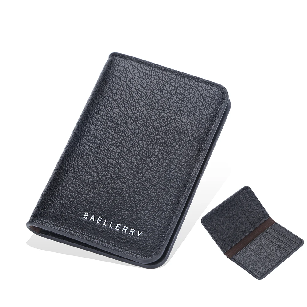 2023 New Short Men Wallets Mini Card Holder Luxury Male Purse High Quality PU Leather Brand Men's Wallet