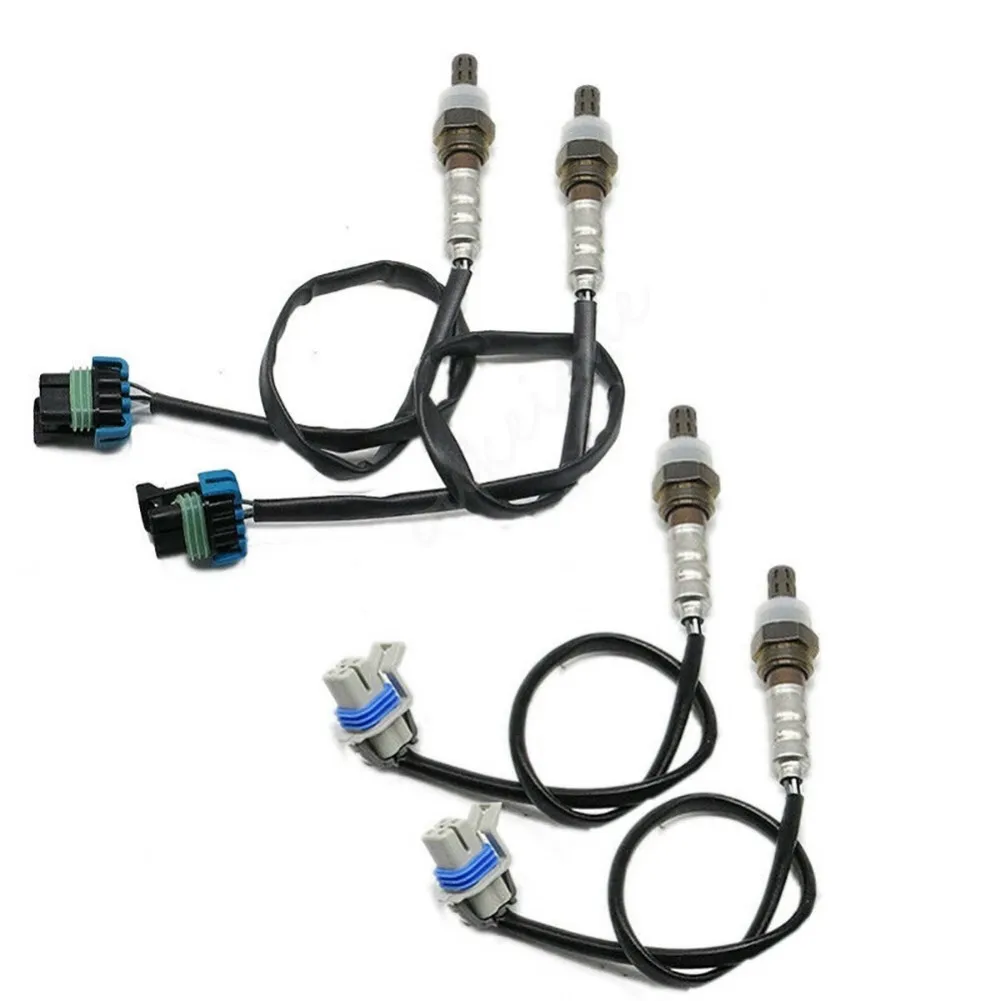 4Pcs For Cadillac Escalade Chevrolet Suburban GMC Sierra Yukon Hummer H2 6.0L Lambda O2 Oxygen Sensor Up Downstream Car Parts