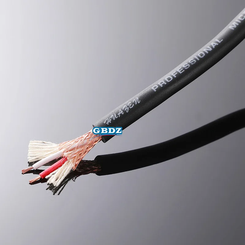 1-100m  RVPE2x0.3 Square 2-core Wrapped Shielded Microphone Pure Copper Cable Super Soft HiFi Audio Speaker Cable Balanced Line