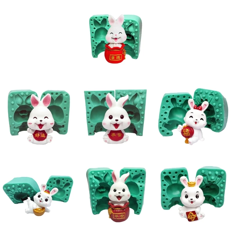 

DIY New Year Rabbit Baking Mold Birthday Cookie Tools Cake Decorating Tools Drop Shipping