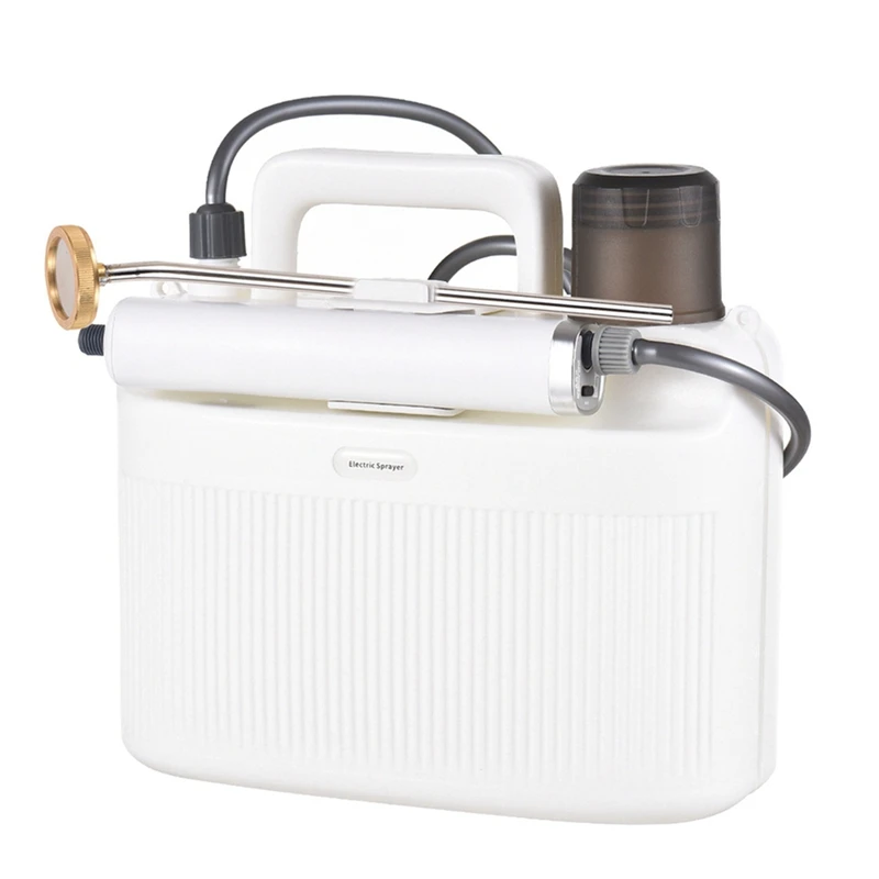 

5L Electric Garden Sprayer, Rechargeable Type-C 2200Mah Battery, With 300Cm Extension Tube And Shower Spraybar.