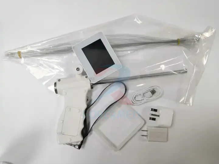 Veterinary Portable Insemination Gun with Camera Universal Artificial Insemination Device for Sheep Goats Livestock