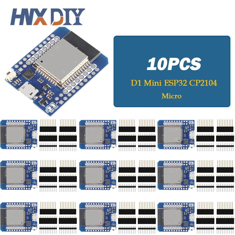 1-10 sztuk D1 MINI ESP32 WiFi + Bluetooth ESP-32 CP2104 układ szeregowy Internet rzeczy płytka rozwojowa — zdjęcie produktu 2