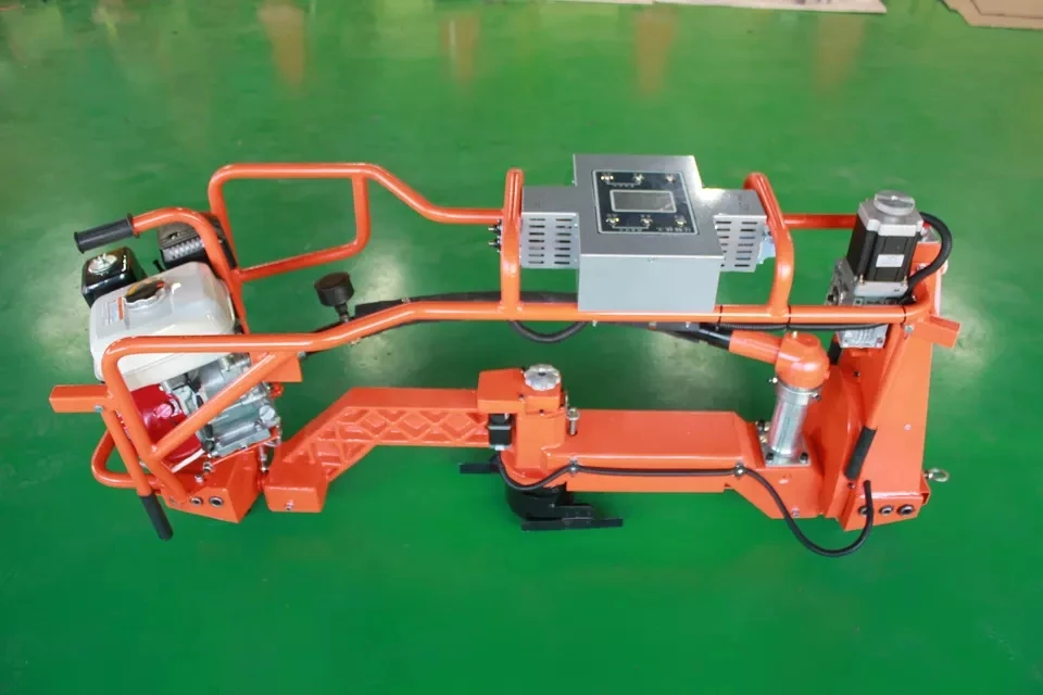 Rectificadora de riel de pista digital con control CNC de combustión interna