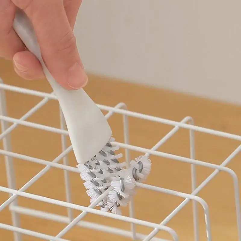 2 Stück Professionelle BBQ-Reinigungsbürste mit V-förmigem Haken-Design für Grill, Ofenrost & Backblech, Langlebiges Küchenschabwerkzeug – Detail 5