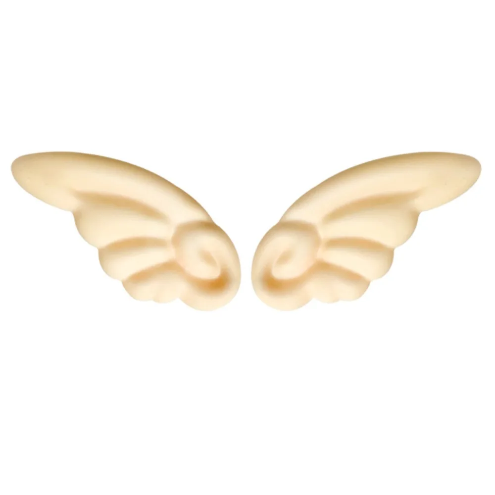 

Creative Plastic Angel Wings Solid Color Waterproof Helmet Headwear Car Lights Tail Decor Helmet Accessories