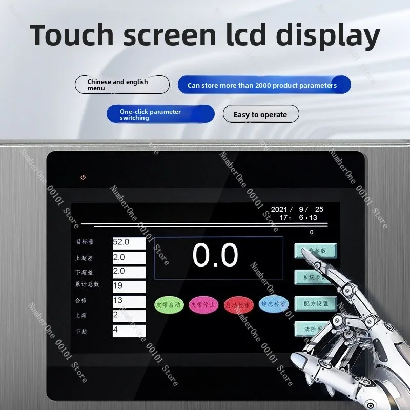online weighing machine mini sorting scale automatic belt scale manufacturer food weighing instrument fully automatic