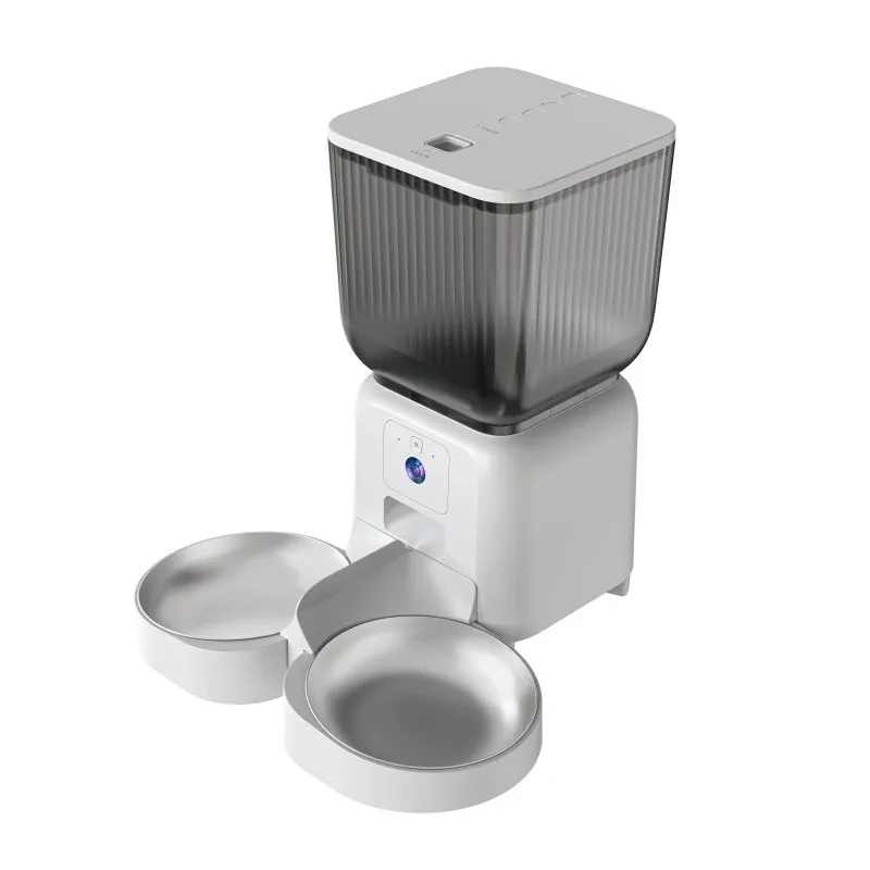 

Smart Pet Feeder with Mobile App Remote Feeding 4.5L Capacity Moisture-Proof High-Definition Video Monitor
