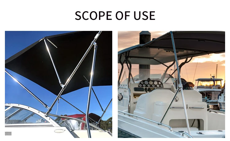 Bimini Top Cap 316 Stainless Steel Top Caps Marine Hardware Boat Accessories Bimini Top Eye End