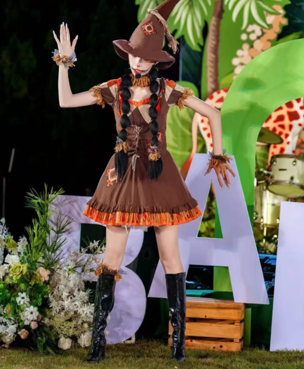 Disfraz de Robin Hood para Mujer, Traje de Cazadora de Brujas para Adultos, Disfraz de Pirata, Disfraz de Espantapájaros para Fiestas y Actuaciones