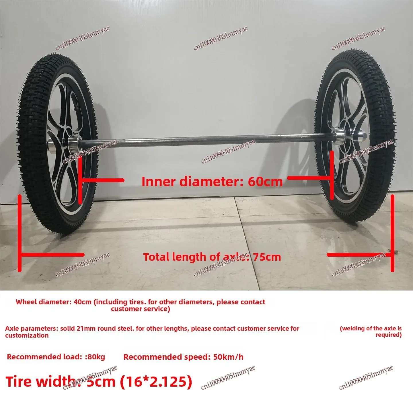 Wheel axle, through axle, small pull cart, electric vehicle, motorcycle, axle self-made trailer