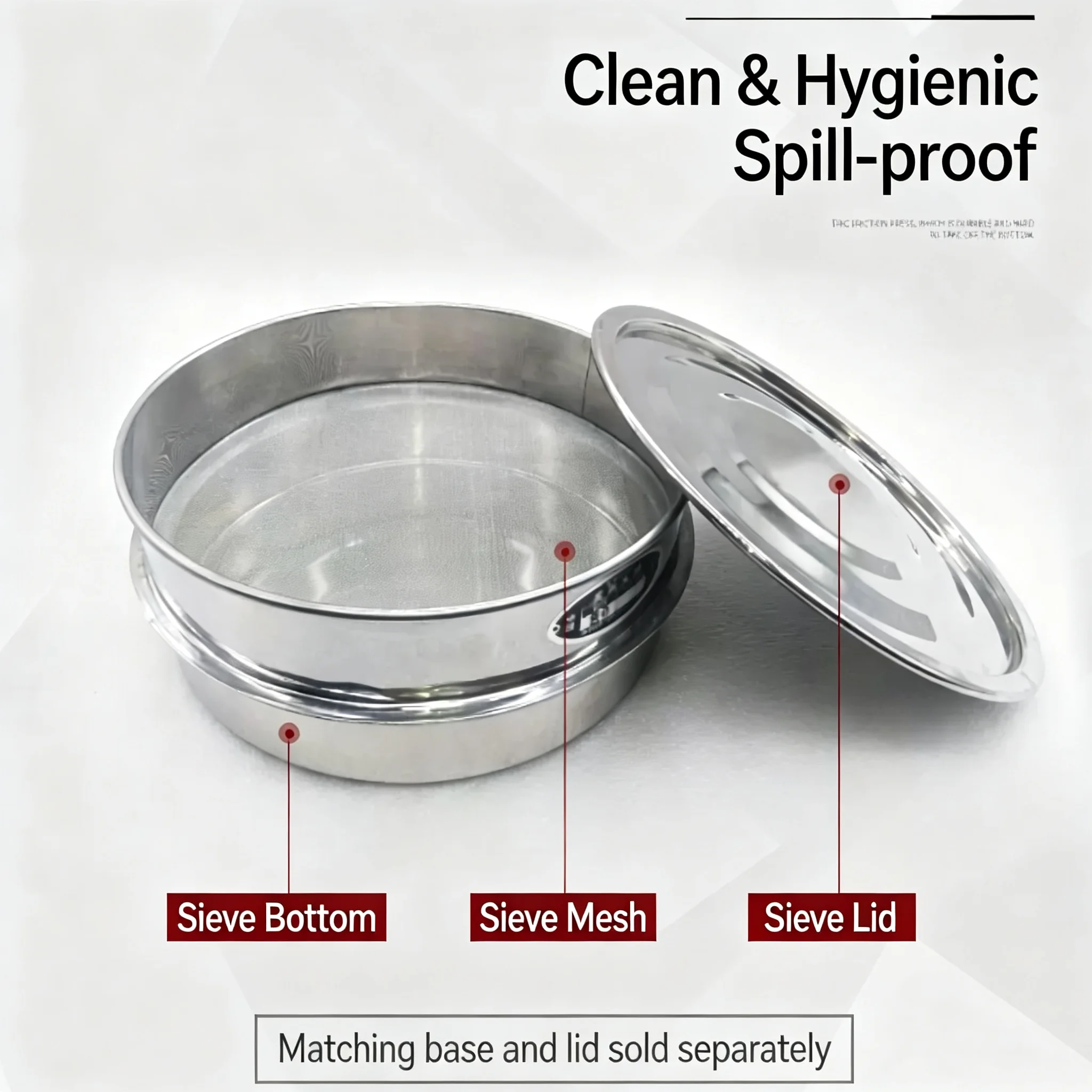 30cm standard sample sieve, laboratory test sieve, national standard mesh 10-2800 mesh, ultra-fine filter laboratory sieve