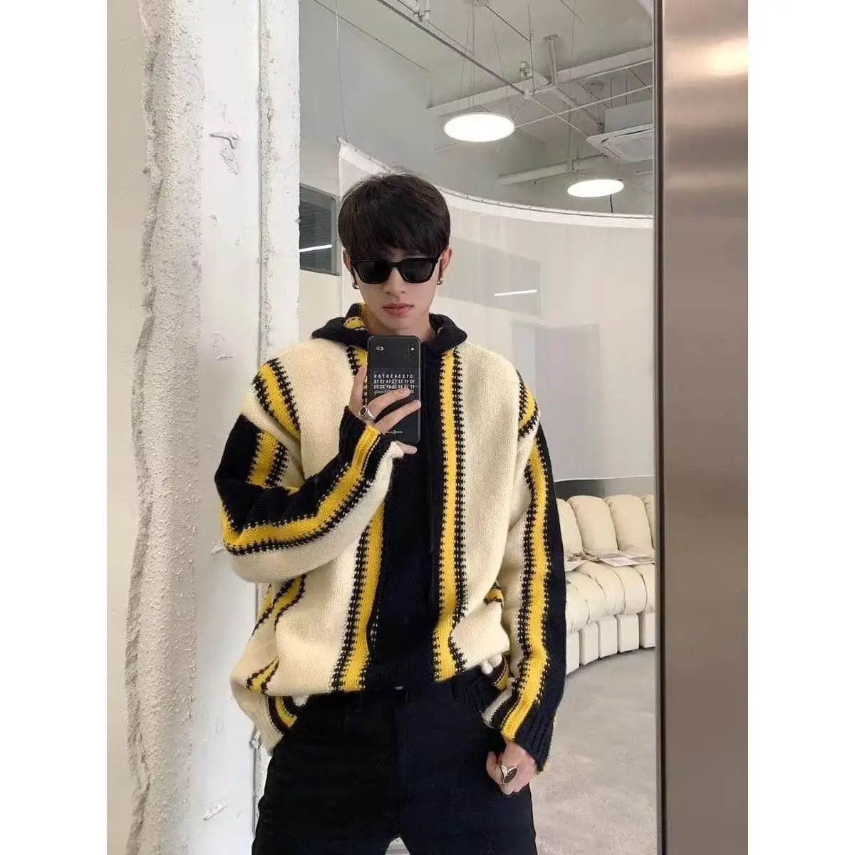 

Sli round Ne Knitted Sweater Men's Base Layer irt Trendy Autumn Winter Soft Polyester Long Sve Casual Faionable