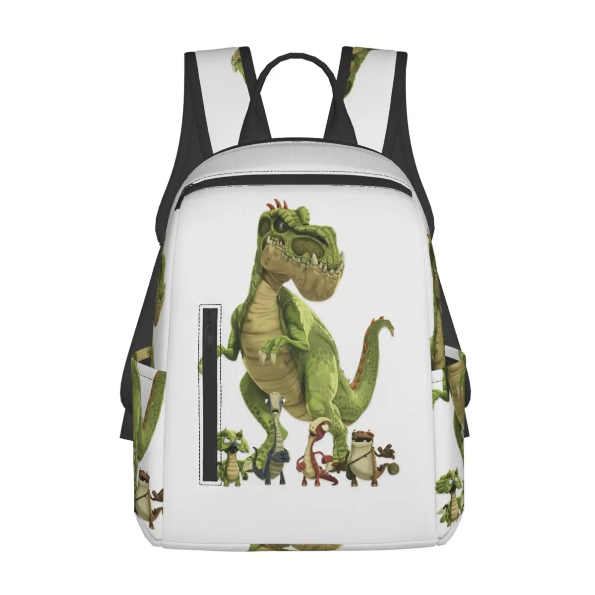 ギガントサウルス恐竜漫画かわいいバックパックデイパック大容量子供ブックバッグスクールバッグショルダーバッグ男性女性用